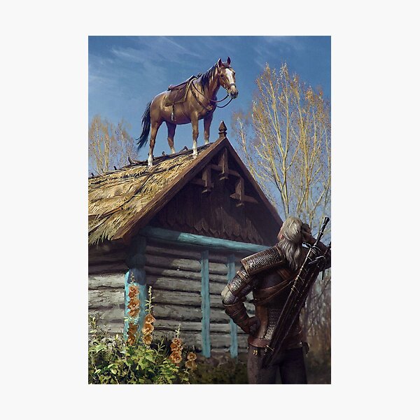 Witcher 3 Roach Photographic Print