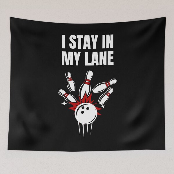 Item preview, Funny Bowling - I Stay In My Lane  designed and sold by designitfun.