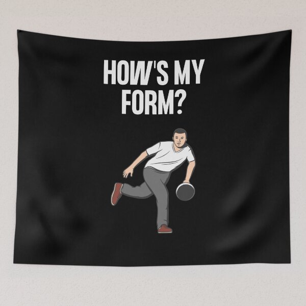 Item preview, Funny Bowling - How's My Form designed and sold by designitfun.