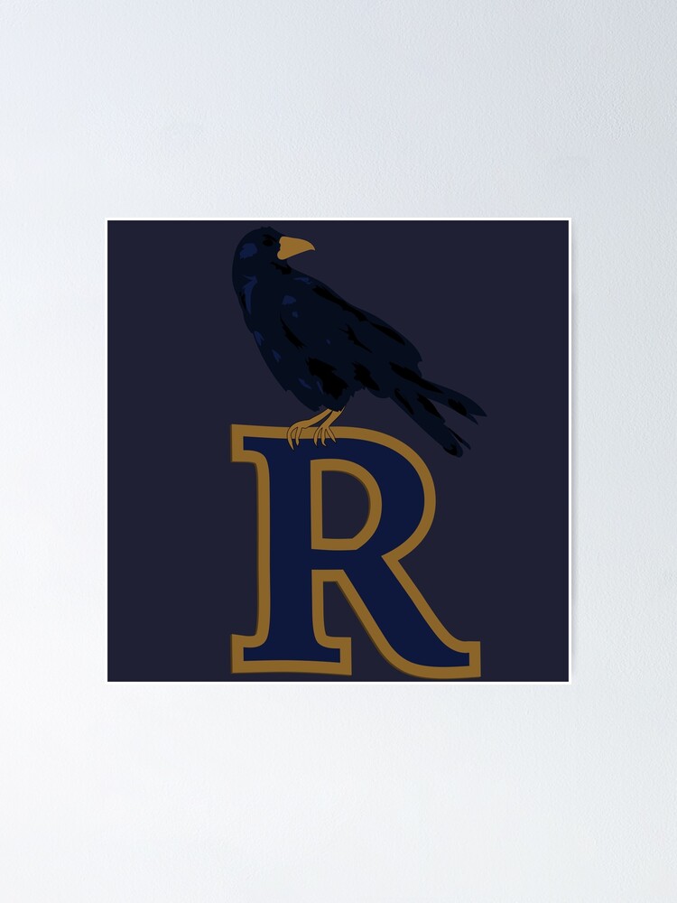 Thumbnail 1 of 3, Poster, Raven on an R designed and sold by edgy-tees.