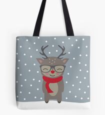 Merry Christmas Deer Tote Bag