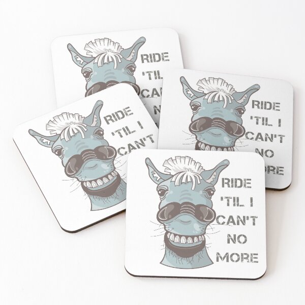 Item preview, Ride ‘till I can’t no more/Horse cartoon. designed and sold by DebbieJoyArt.