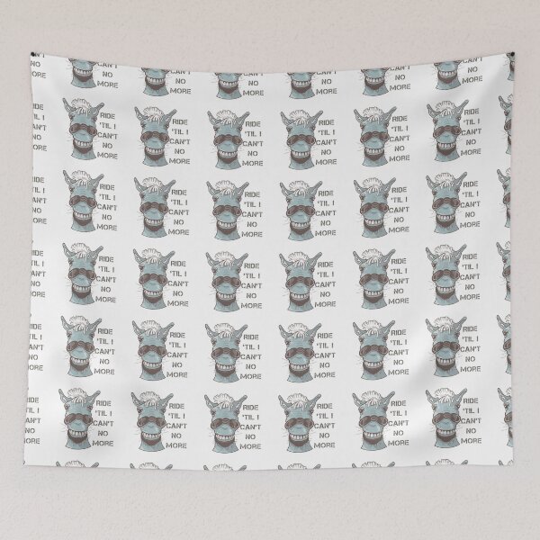 Item preview, Ride ‘till I can’t no more/Horse cartoon. designed and sold by DebbieJoyArt.