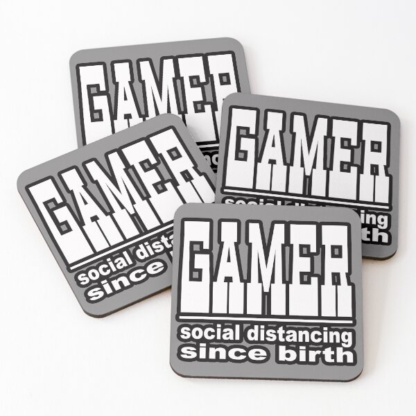 Item preview, Gamer 2 - Social distancing since birth designed and sold by goofyfootartist.