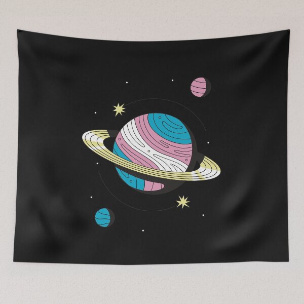 Item preview, Planet Saturn, transgender colors designed and sold by DerSenat.