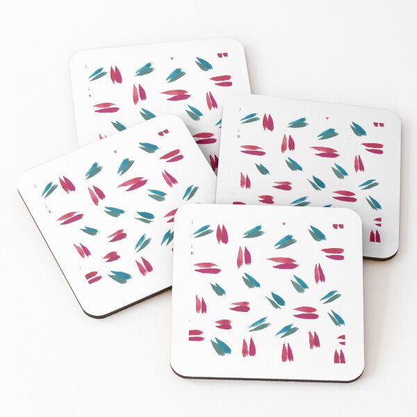 Item preview, Copia de Abstract Patttern Pairs Brush Strokes white background designed and sold by Sonia Sanmartin.