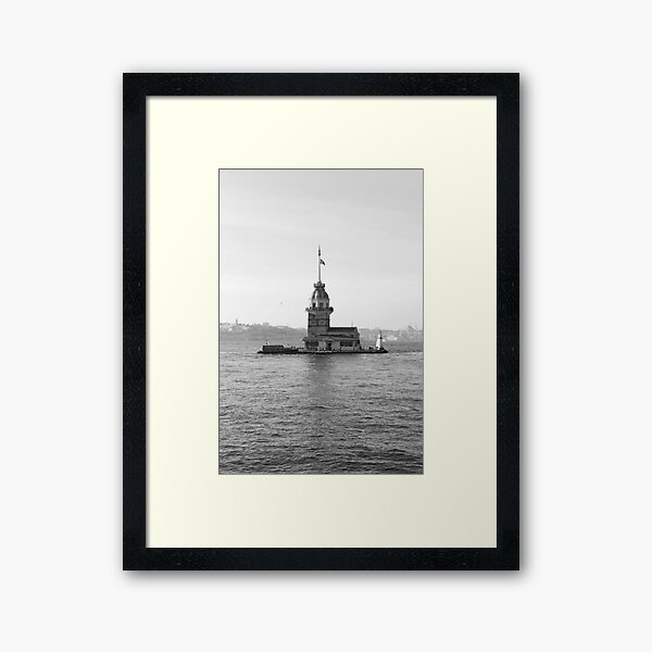 Black and White Istanbul 09 Framed Art Print
