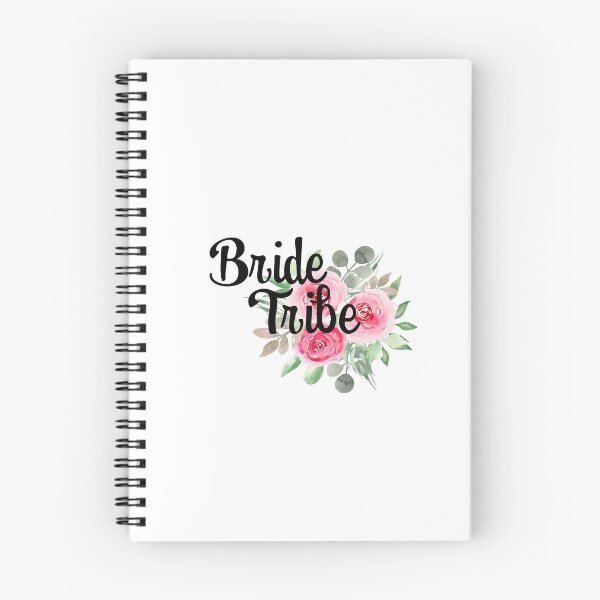 Item preview, Bride Tribe pink watercolor florals handlettered  designed and sold by Harpley Design Studio.