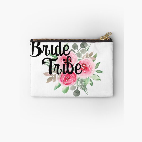 Item preview, Bride Tribe pink watercolor florals handlettered  designed and sold by Harpley Design Studio.