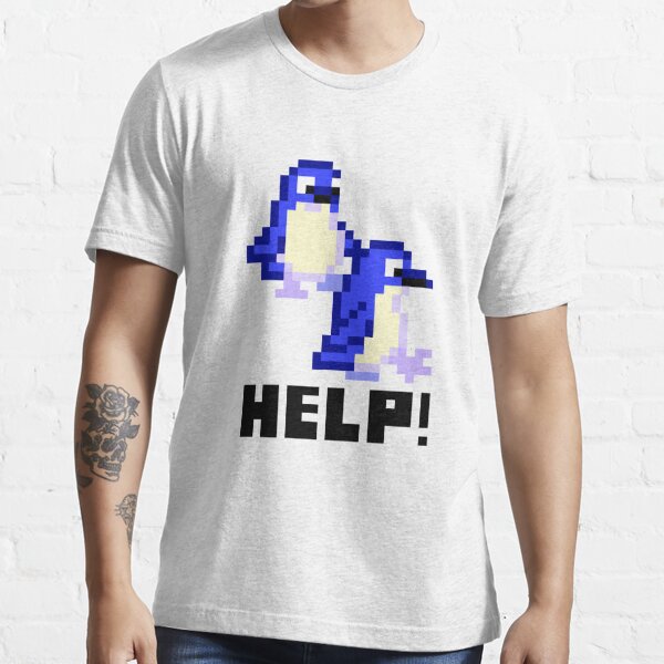 Help! Save the Penguins! Cute Pixel Art Shirt Essential T-Shirt