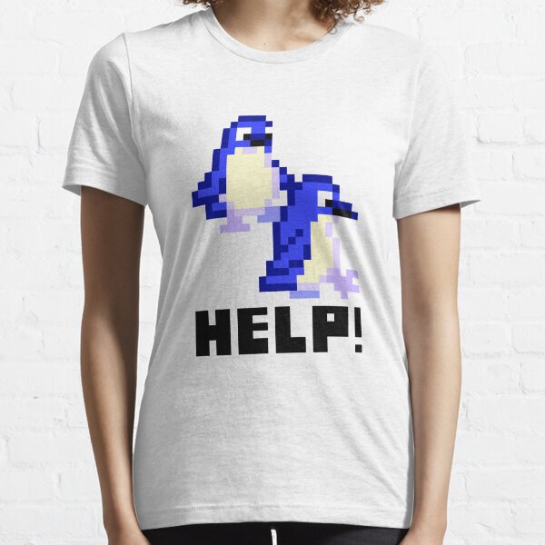 Help! Save the Penguins! Cute Pixel Art Shirt Essential T-Shirt