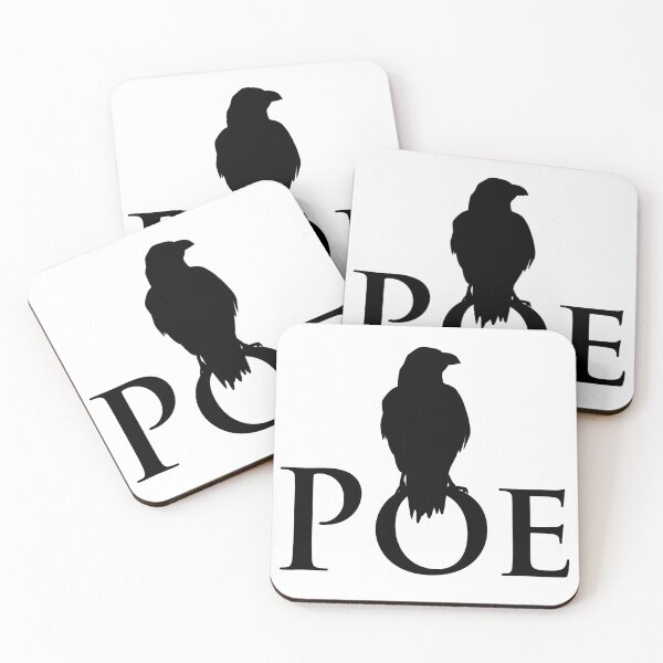 Item preview, The raven sitting on E. A. Poe designed and sold by Yven-Dienst.