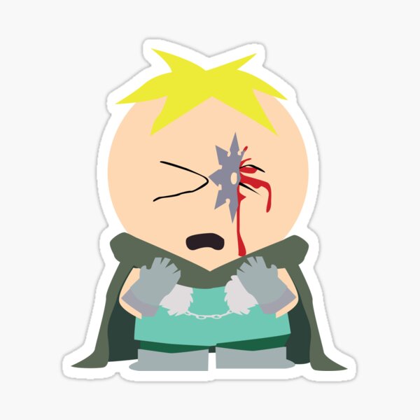 "Butters as Professor Chaos South Park sticker " Sticker for Sale by