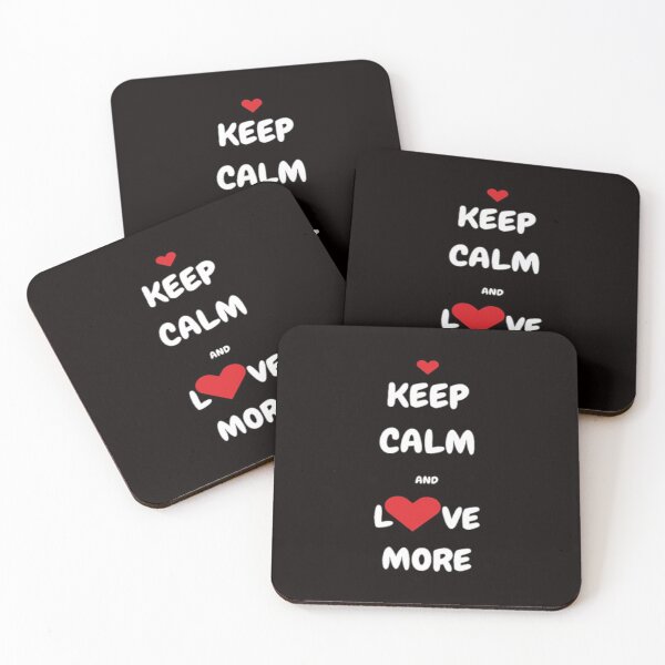 Item preview, Keep Calm and Love More designed and sold by Art With Impact – Statement Art & Apparel for Deep Thinkers.