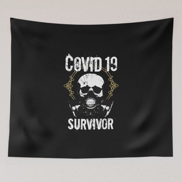 Item preview, Covid 19 survivor! designed and sold by Cutebutfunny.