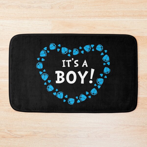 Item preview, It's a boy gender reveal with baby feet and heart designed and sold by sashica.
