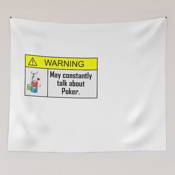 Artikelvorschau, WARNING! May constantly talk about POKER. entworfen und verkauft von Jannis12.