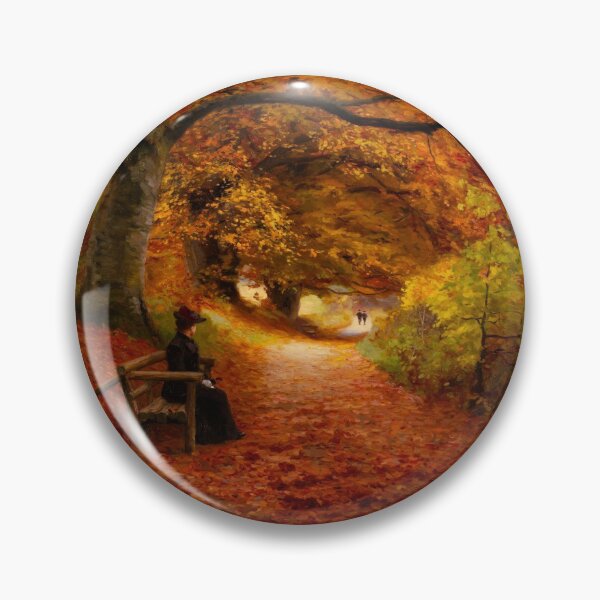 Item preview, A Wooded Path In Autumn designed and sold by BritishYank.