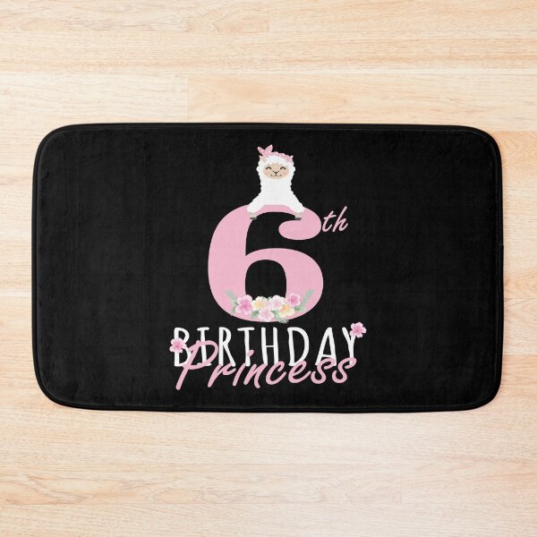 Item preview, 6th Birthday Princess Llama Girl Llamazing 6 Years Old Party design designed and sold by Grabitees.