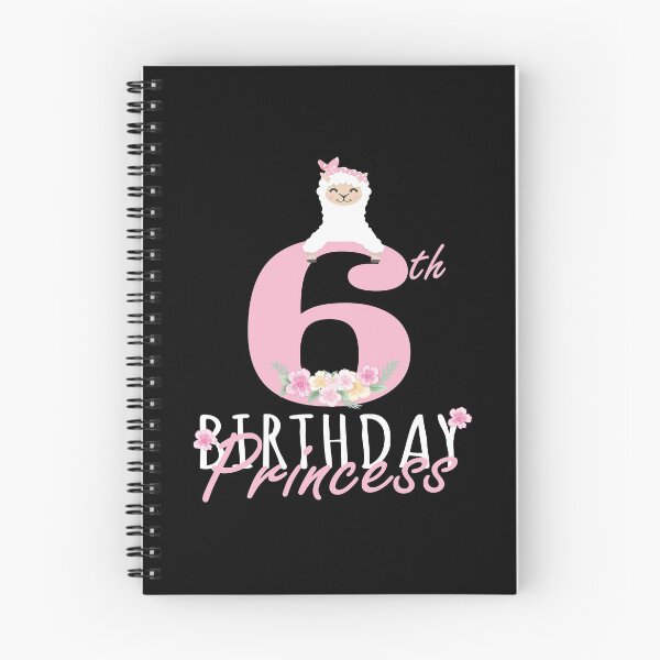 Item preview, 6th Birthday Princess Llama Girl Llamazing 6 Years Old Party design designed and sold by Grabitees.