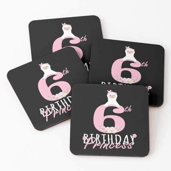 Item preview, 6th Birthday Princess Llama Girl Llamazing 6 Years Old Party design designed and sold by Grabitees.