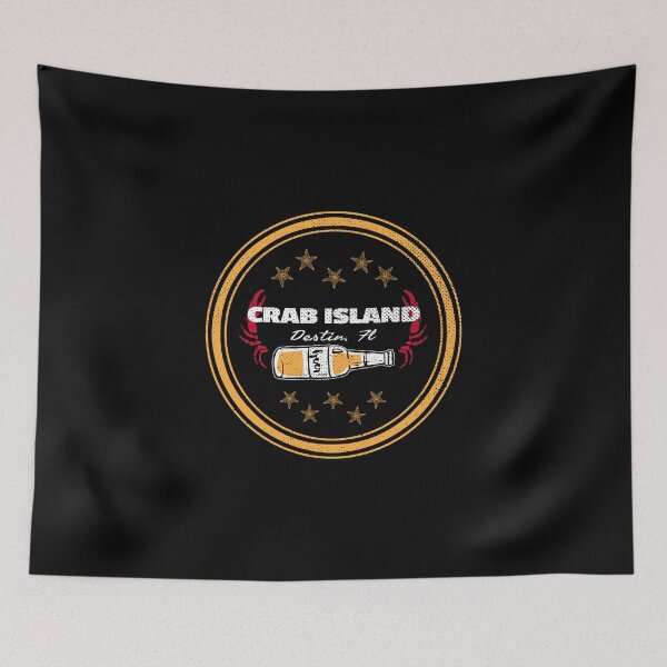 Item preview, Crab Island Destin, Florida Crazy Fun Designsbs & Beer Souvenir  designed and sold by KoolMoDee.