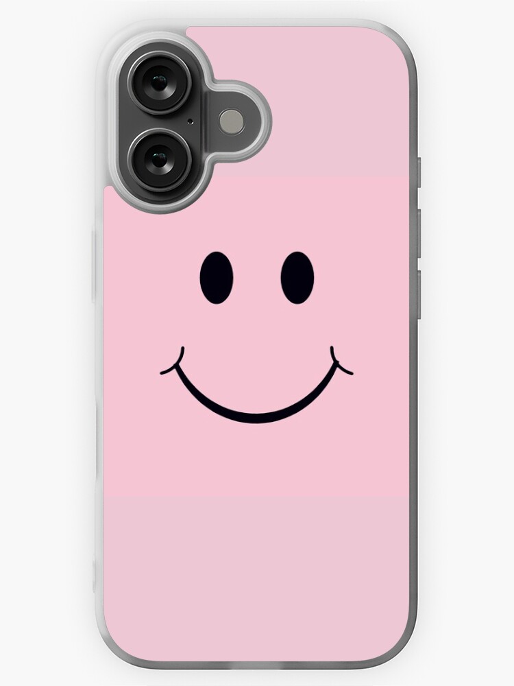 Pink Smiley Face iPhone Case