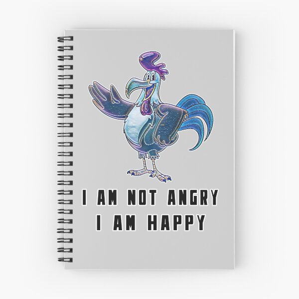 Item preview, funny Rooster- I am not angry I am Happy designed and sold by Waleedw.