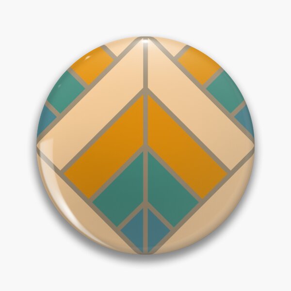 Item preview, Geometric Pattern: Art Deco Diamond: Lily designed and sold by Red Wolf.