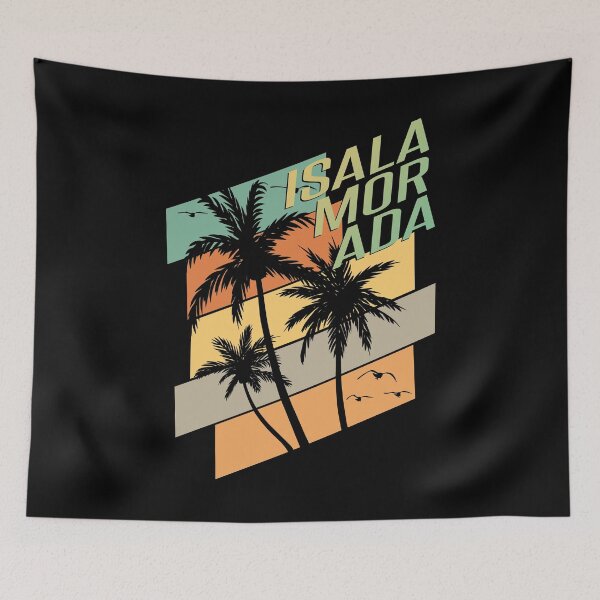 Item preview, Retro Islamorada Florida Palms Seagulls Design designed and sold by KoolMoDee.