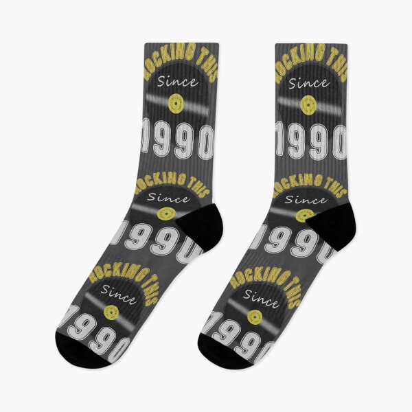 Item preview, 30th Birthday Gift, Rocking This Since 1990 Vintage Style designed and sold by T-minus.