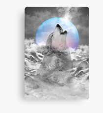 Maybe the Wolf Is In Love with the Moon Canvas Print