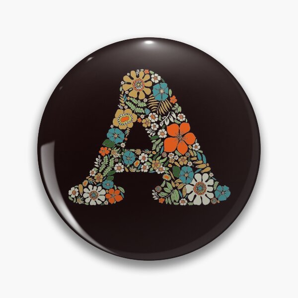 Item preview, Hippie Floral Letter A designed and sold by zeljkica.