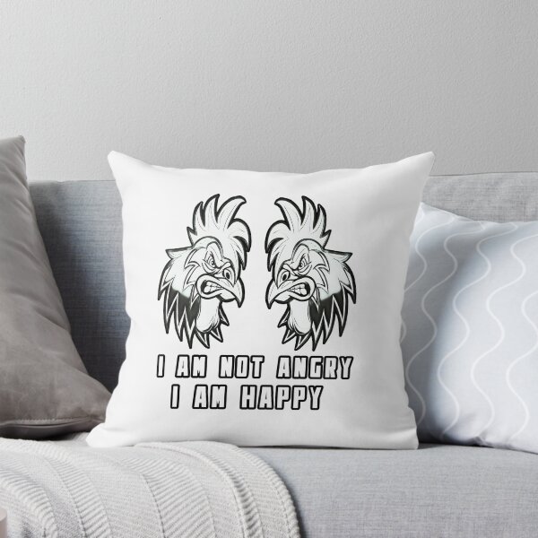 Item preview, funny Rooster- I am not angry I am Happy designed and sold by Waleedw.