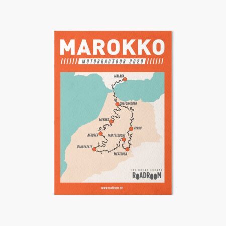 MAROKKO RoadRoom 2020 Art Board Print