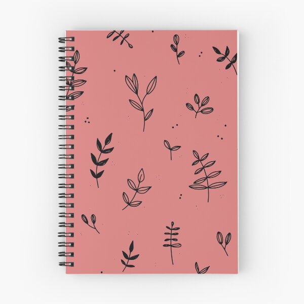 Item preview, Plant garden leaves pattern minimal mauve designed and sold by mintwolke.