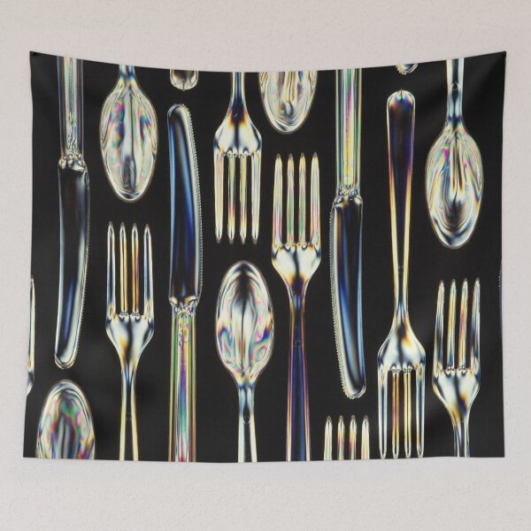 Item preview, Plastic Knives, Forks and Spoons Arranged In A Pattern designed and sold by taiche.