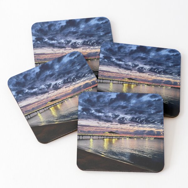 Item preview, Redcliffe Jetty Cloudy Sky designed and sold by KatrinaCollins.