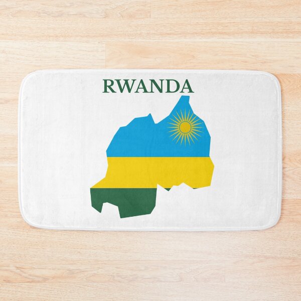 Item preview, Rwanda Flag Map designed and sold by marosharaf.