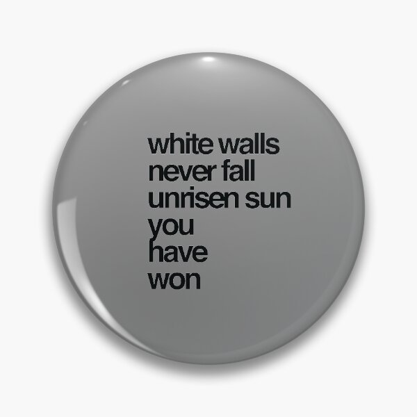 Item preview, Gabriel & Dresden: White Walls Lyric Shirt Black designed and sold by josgabrielmusic.