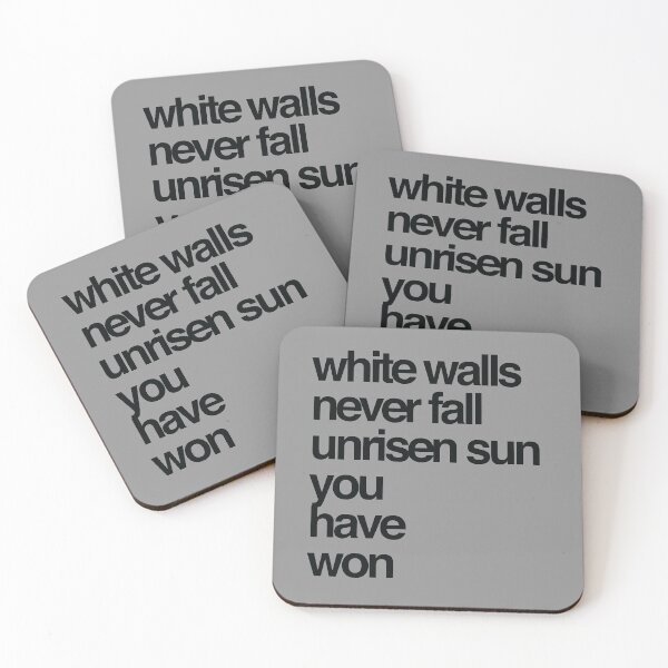 Item preview, Gabriel & Dresden: White Walls Lyric Shirt Black designed and sold by josgabrielmusic.