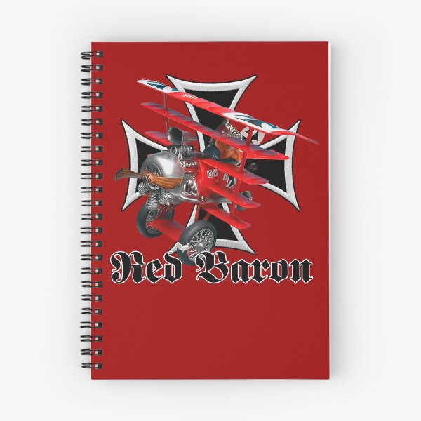 Item preview, Crazy funny Revell plastic kit: Manfred von Richthofen, The Red Baron and his Fokker Dr.1 on red background and maltese cross. designed and sold by PrintPit.