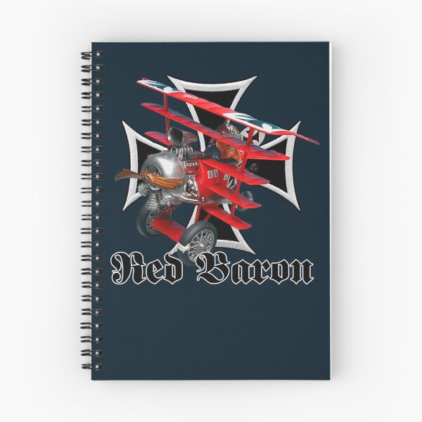 Item preview, Crazy funny Revell plastic kit: Manfred von Richthofen, The Red Baron and his Fokker Dr.1 on dark background and maltese cross. designed and sold by PrintPit.