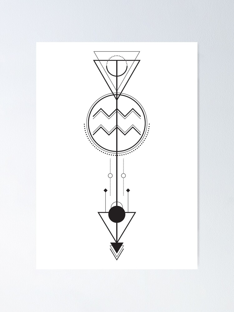 Aquarius Astrology Zodiac Arrow