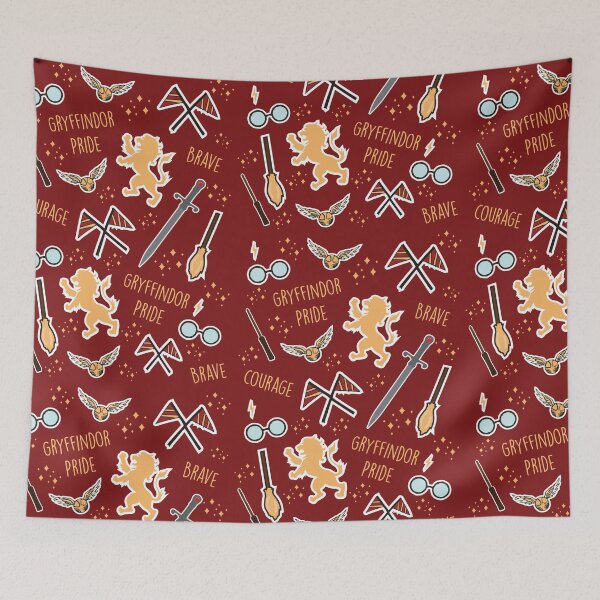 Item preview, Witches and Wizards Magic Lion Pride Brave Gold Scarlett Print designed and sold by NickiCollings.
