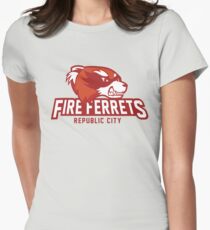 Republic City Fire Ferrets Women's Fitted T-Shirt