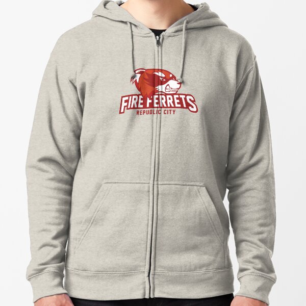 Republic City Fire Ferrets Zipped Hoodie