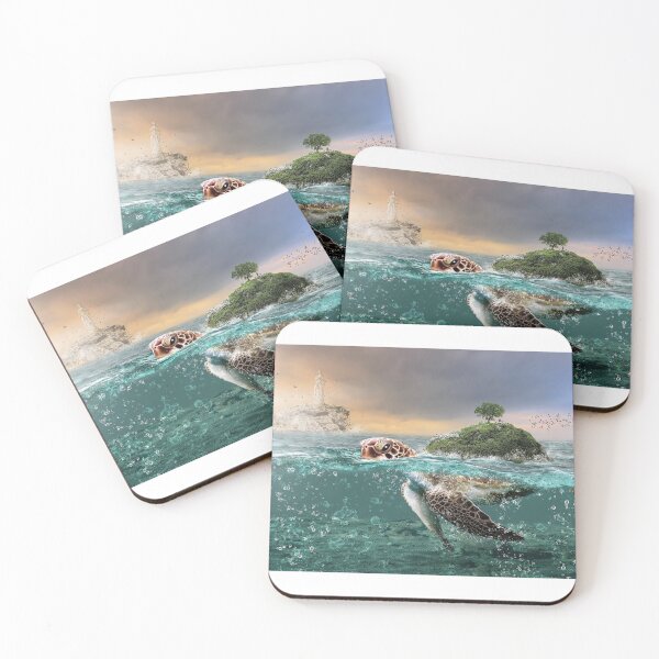 Item preview, Turtle in the ocean designed and sold by Artem-design.