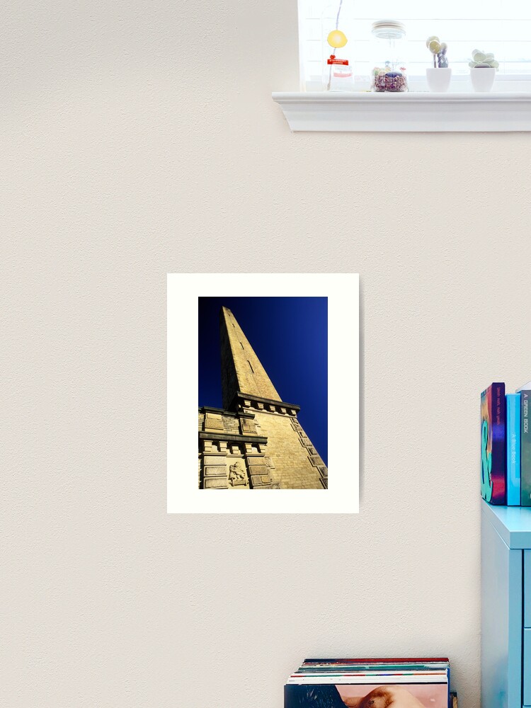 Thumbnail 2 of 3, Art Print, Salt's Mill Chimney designed and sold by sjbowen.