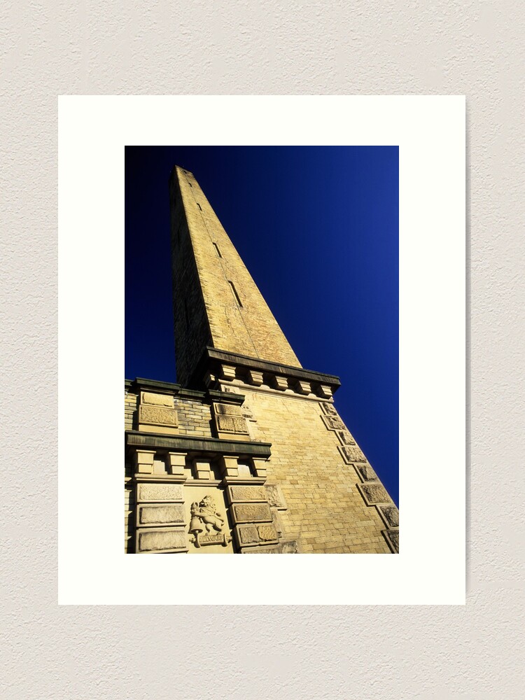 Thumbnail 1 of 3, Art Print, Salt's Mill Chimney designed and sold by sjbowen.